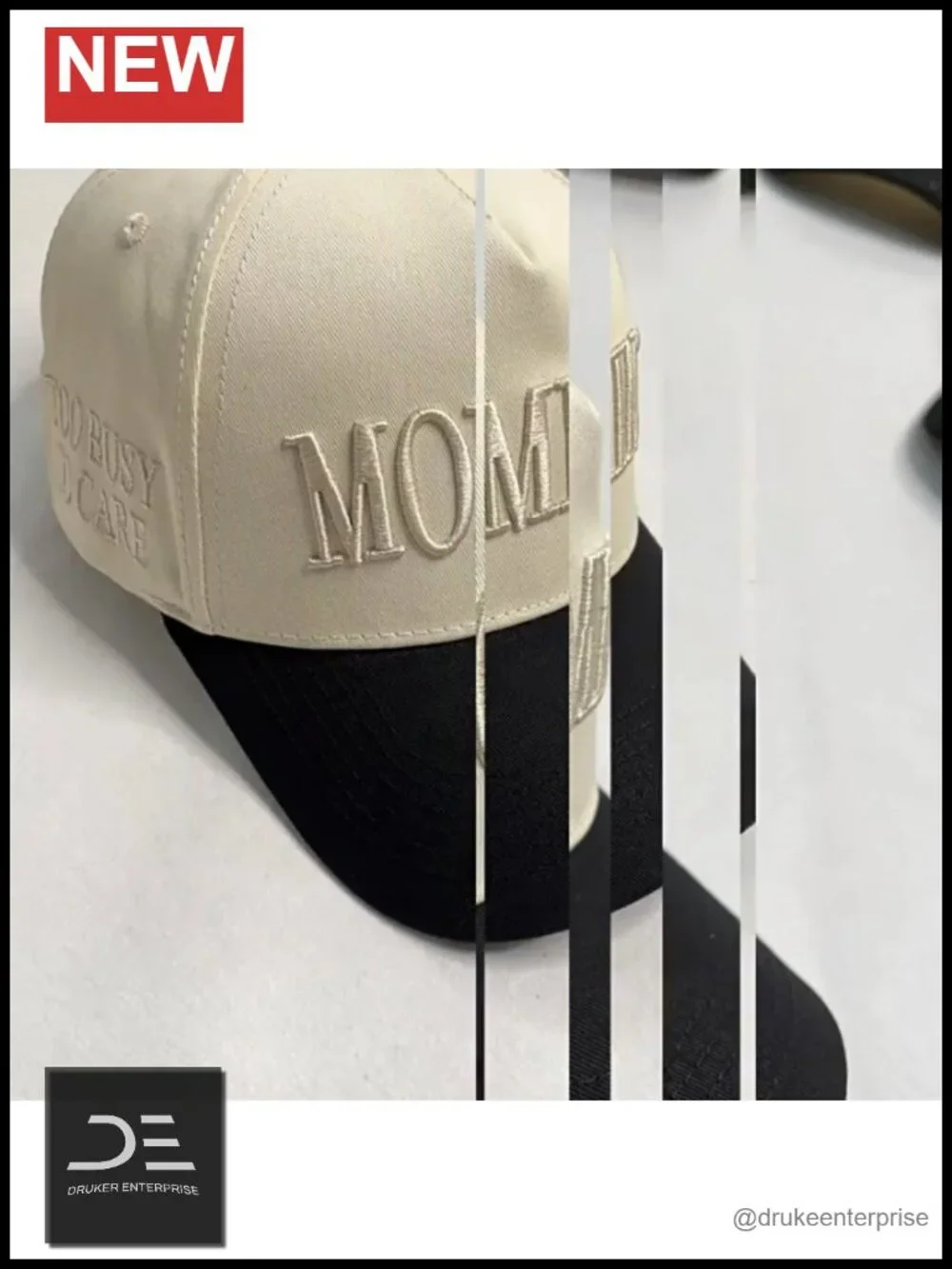 Mommin Embroidered Adjustable Cotton Trucker Baseball Cap